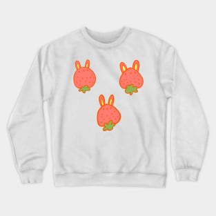 strawberry bunnies Crewneck Sweatshirt